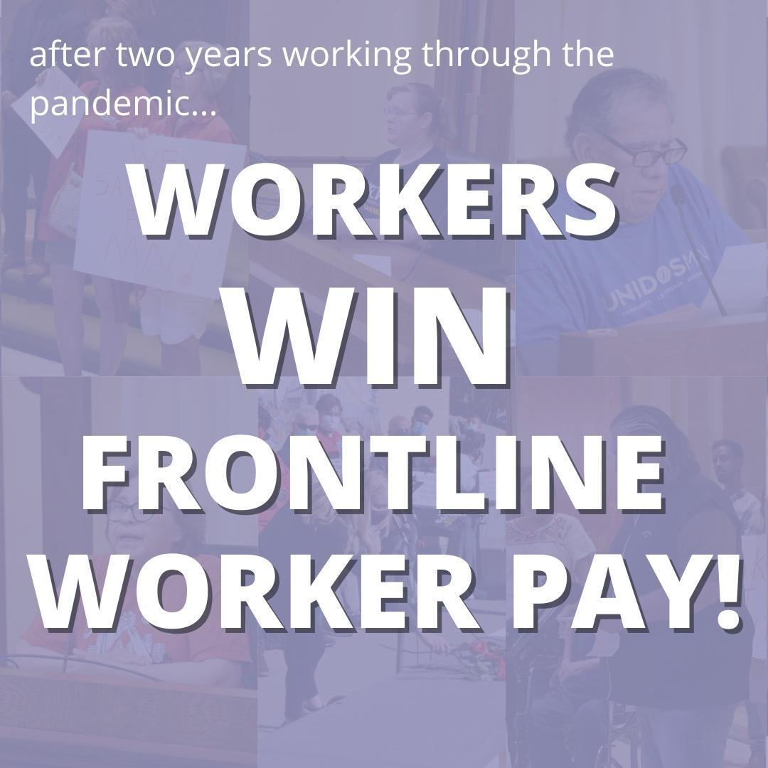 Legislature Passes Frontline Worker Pay Local 221 MnDOT Metro