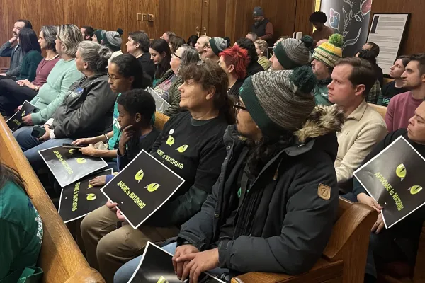 AFSCME St. Paul workers at truth in taxation meeting