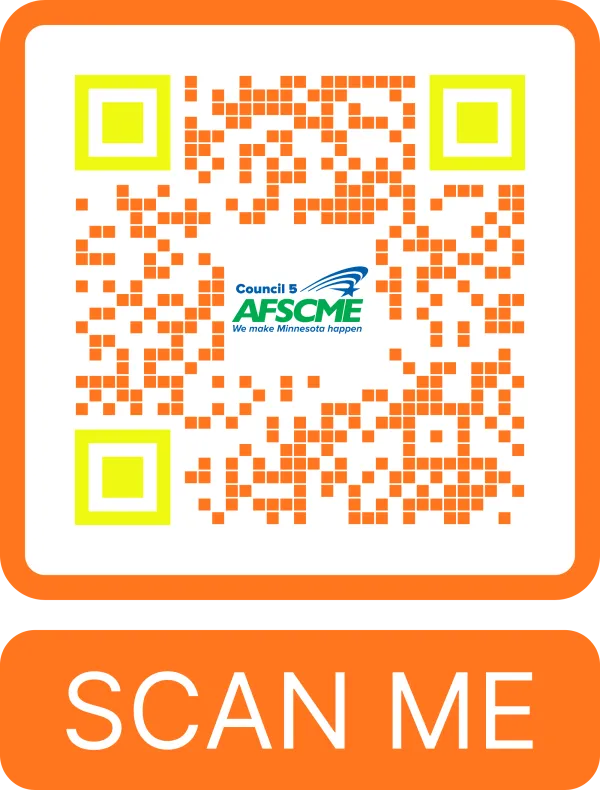 QR code to RSVP by 3/9/26 for MnDOT Lobby Day