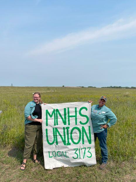Union members at Jeffers Petroglyphs