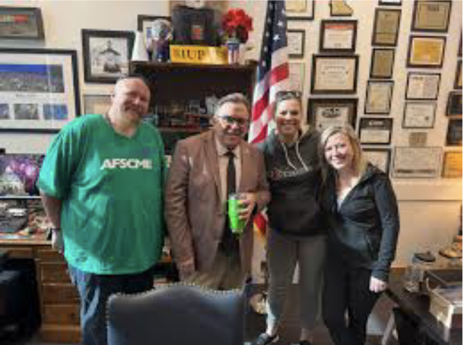 John Hoffman & Local 1092 at AFSCME C5 Day on the Hill 2025